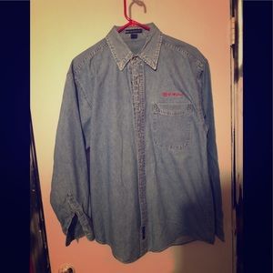 Toyota Jean Long sleeve button up Shirt